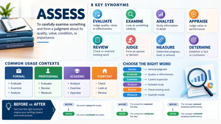 another word for assess
