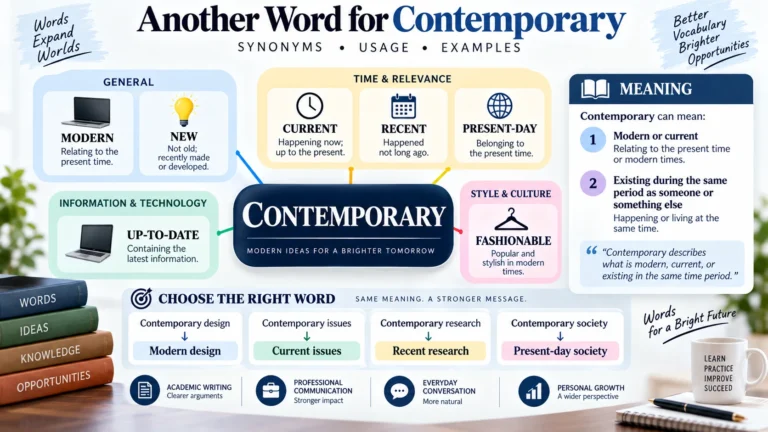 another word for contemporary