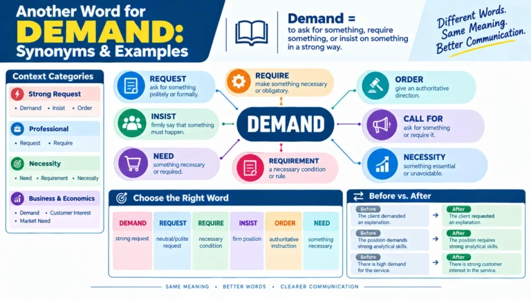 another word for demand