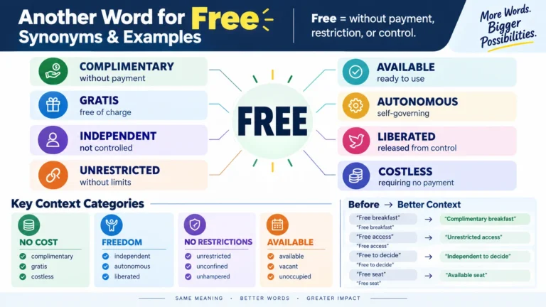 another word for free