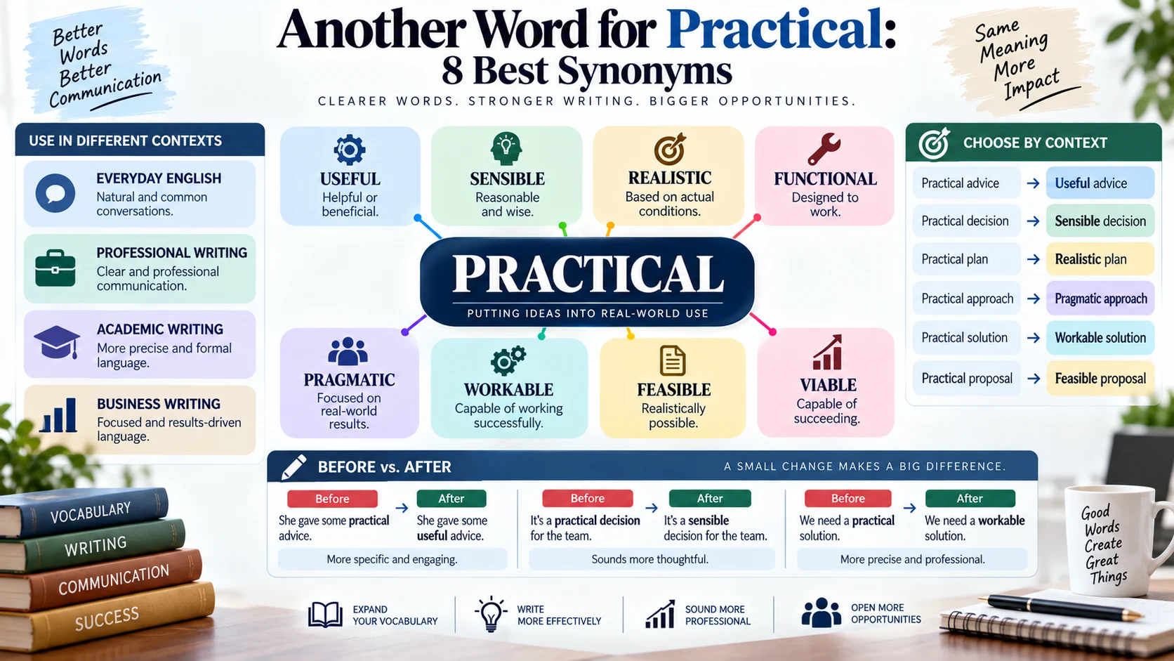 another word for practical