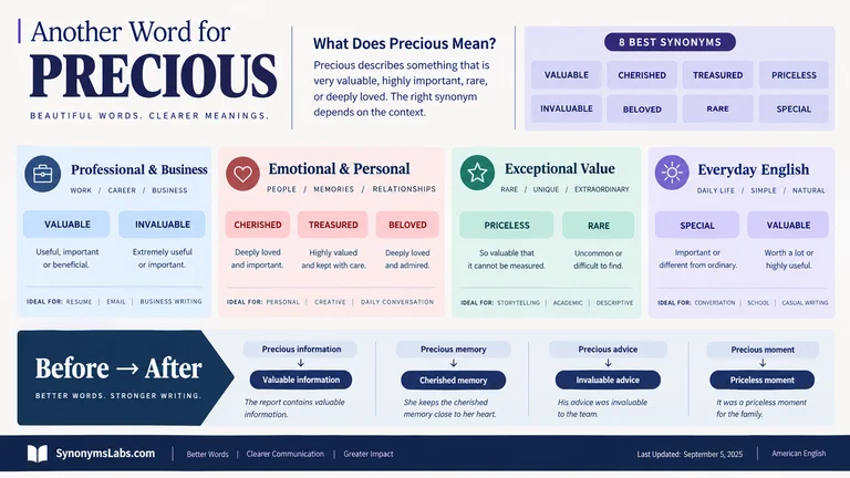 another word for precious