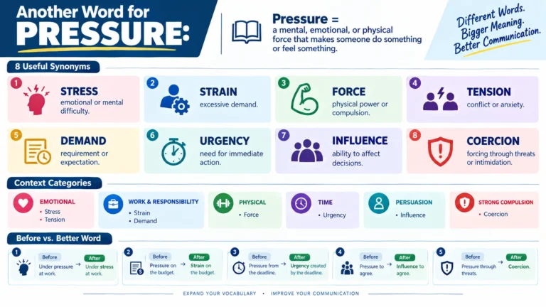 another word for pressure
