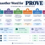 another word for prove