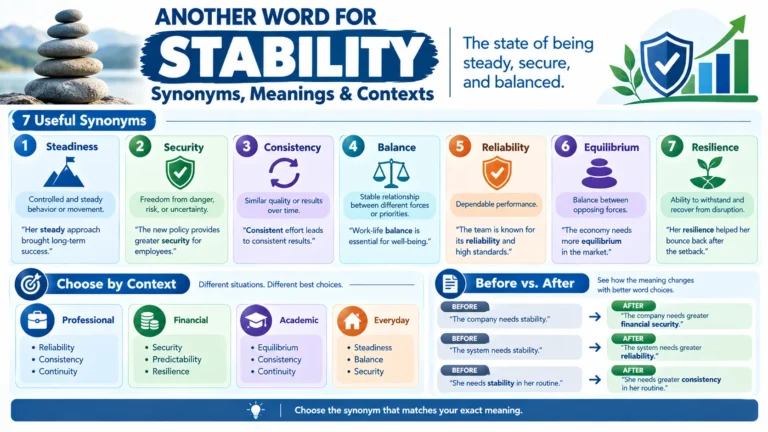 another word for stability
