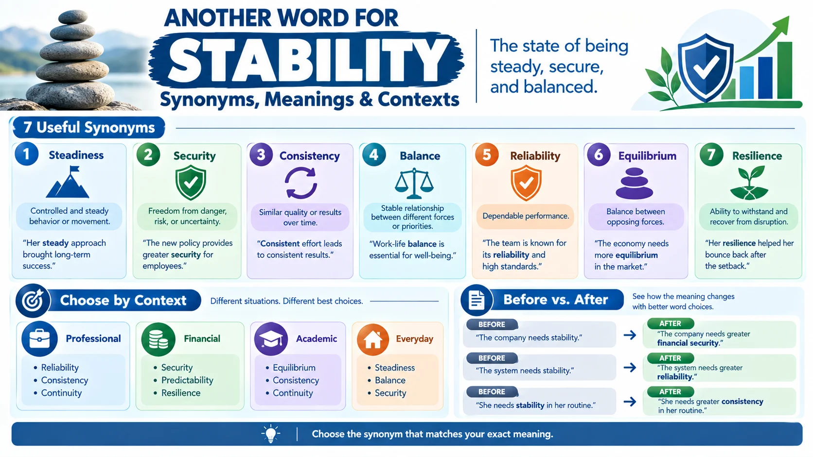 another word for stability