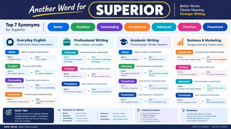another word for superior