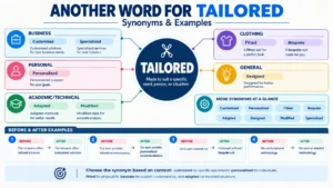 another word for tailored
