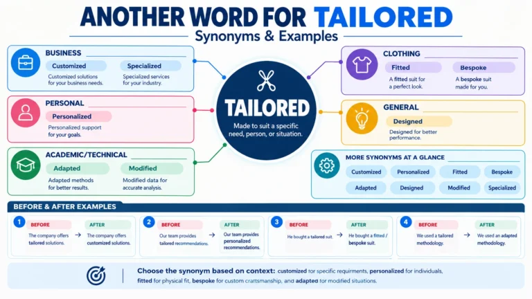 another word for tailored
