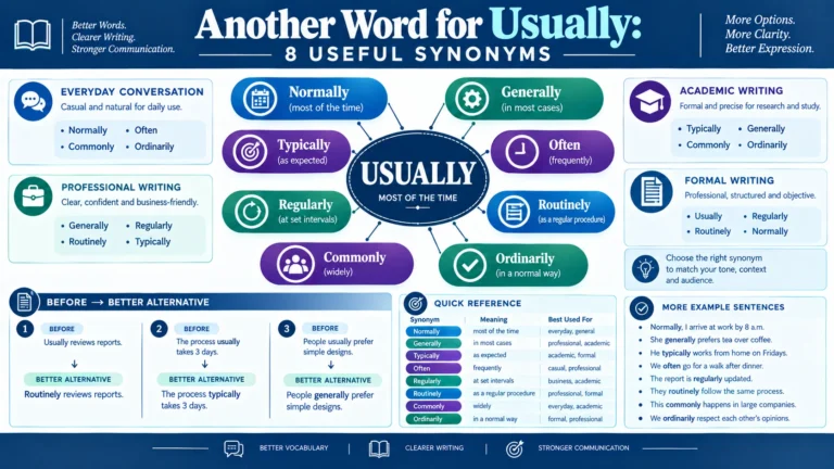 another word for usually