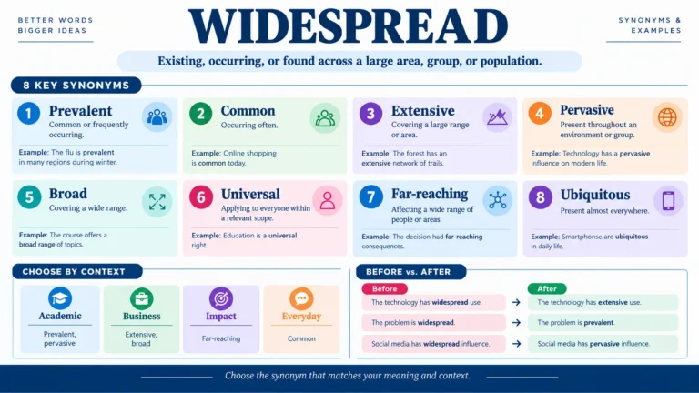 another word for widespread