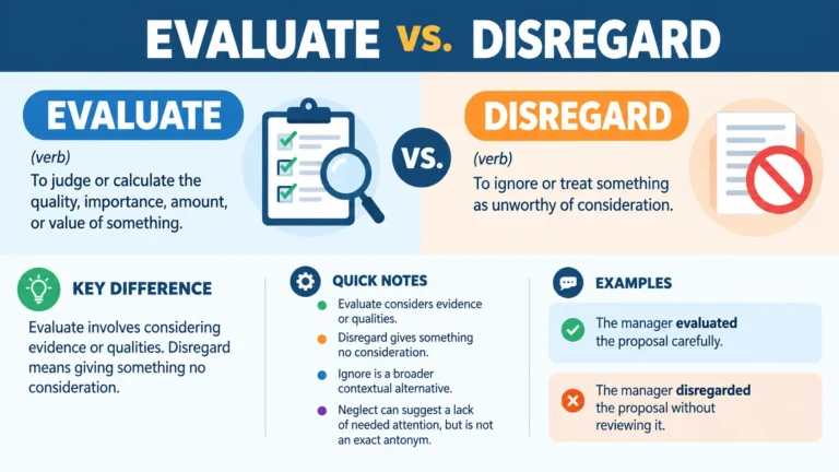 antonyms for evaluate