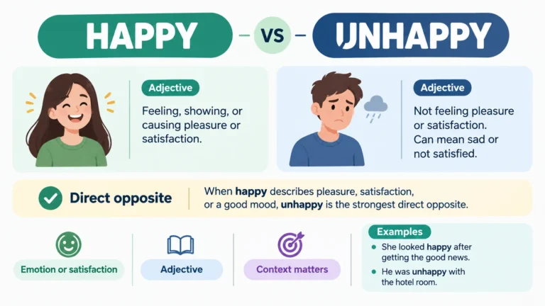 antonyms for happy