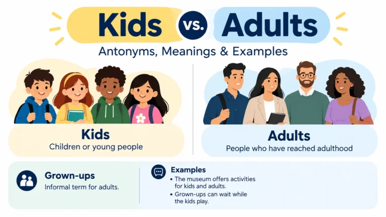 antonyms for kids