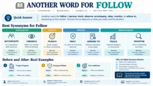 another word for follow