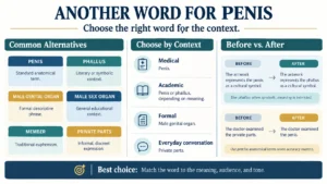 another word for penis