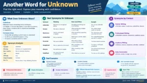 another word for unknown