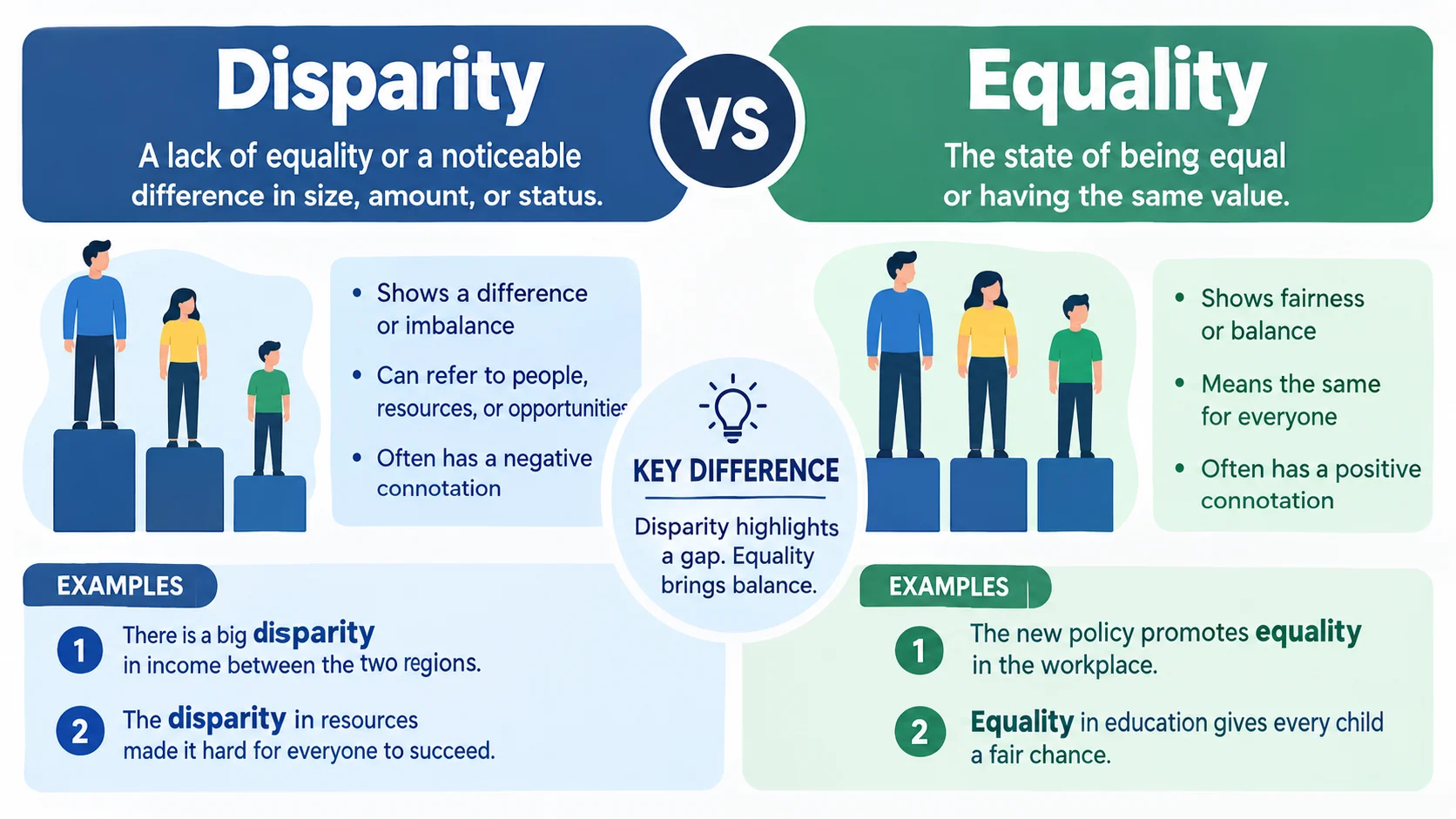 antonyms for disparity