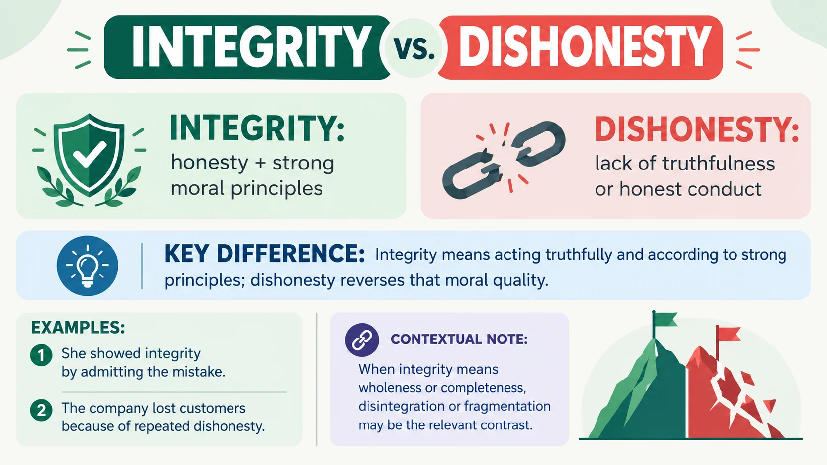 antonyms for integrity