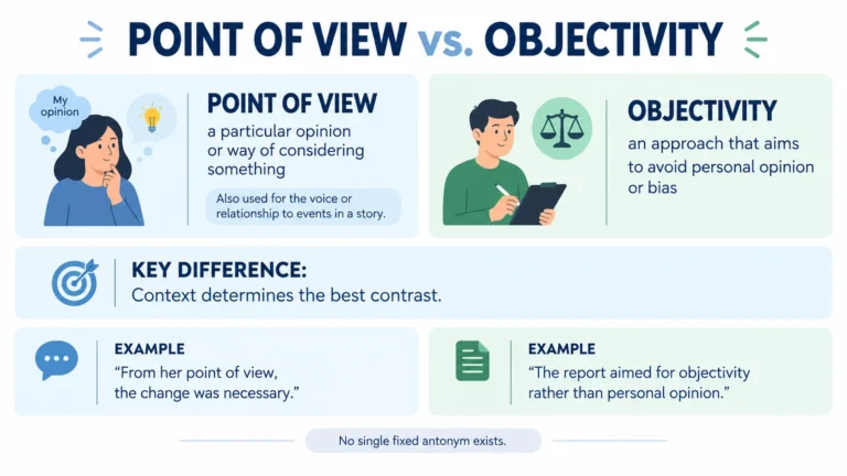 point of view antonyms